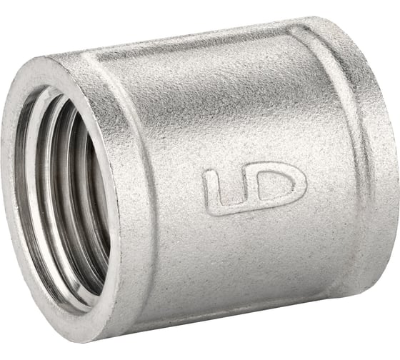 Изображение товара Муфта латунная LD Ду50 ВР никель .67.502.50 129-9500