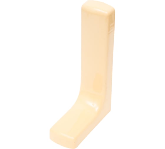 Изображение товара Кронштейн с пластиковой накладкой ALDEGHI LUIGI SPA 83х140 мм, оцинкованный, цвет: ясень 2512PF15_P2