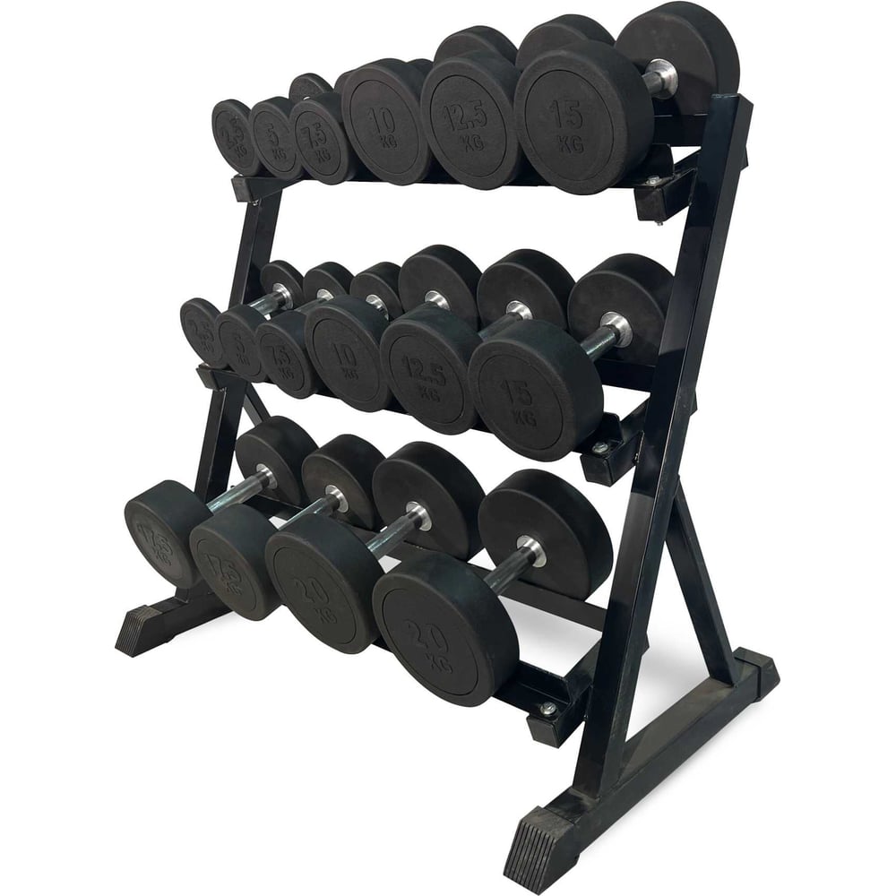 Изображение товара Стойка для гексагональных гантелей UNIXFIT DumRack Hexagon PRO 300 кг