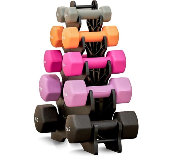 Изображение товара Стойка для малых гантелей UNIXFIT DumRack Small 5 DBRKSM5BK