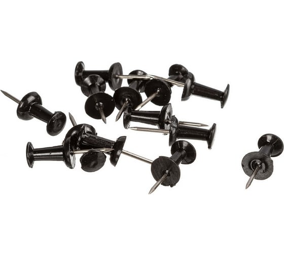 Изображение товара Силовые кнопки для пробковых досок Attache экономи черные 50 шт в упаковке 906877