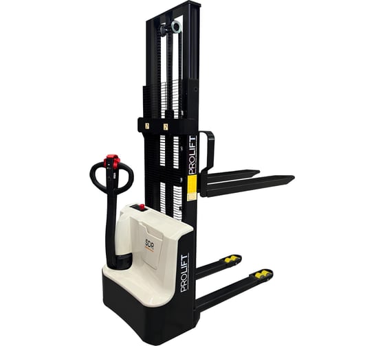 Изображение товара Самоходный электрический штабелер PROLIFT & SDR1225, г/п 1200кг, в/п 2500мм, колеса полиуретан, АКБ 50 Ah li-ion, арт. SDR1225 li-ion SDR1225 M2 Li-ion
