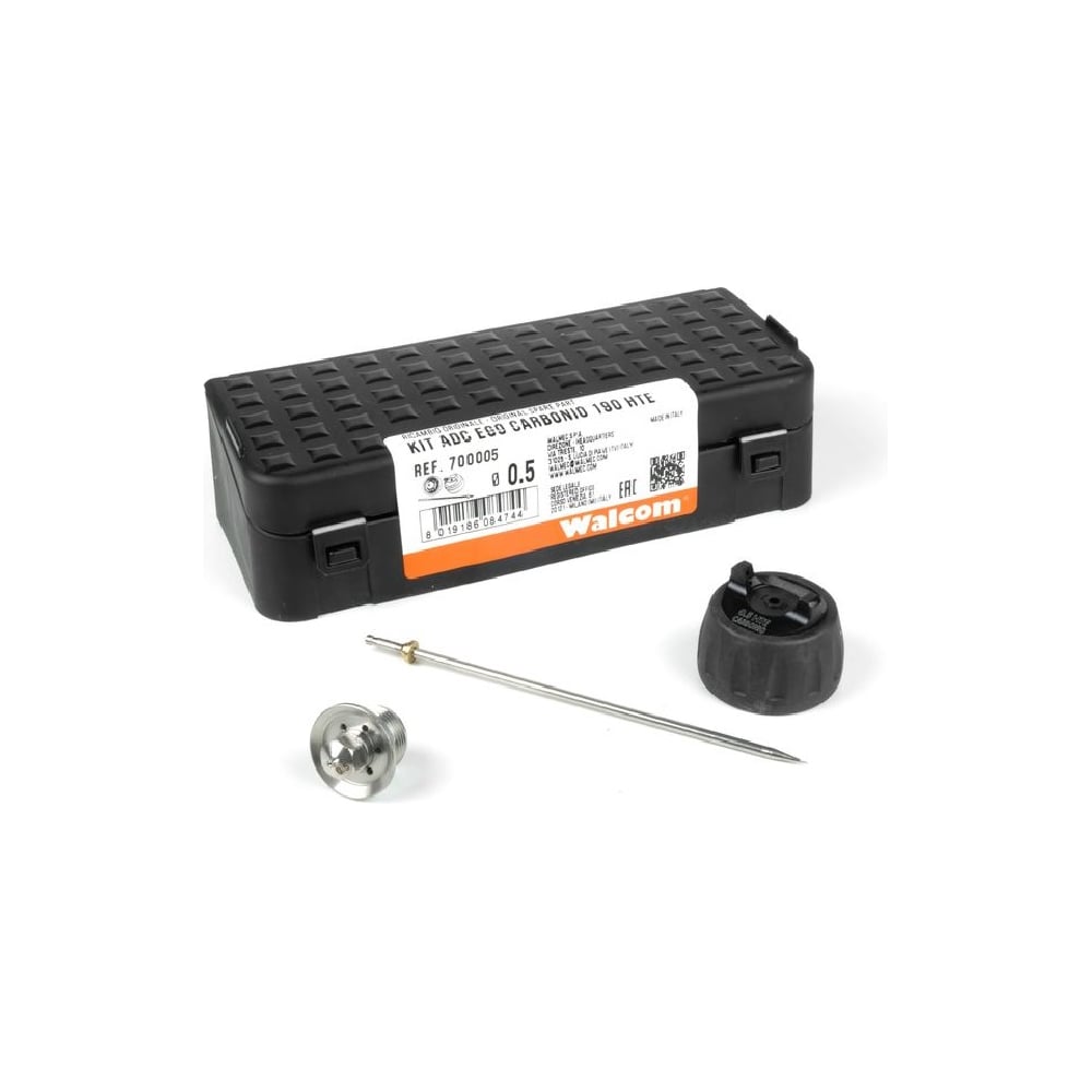 Изображение товара Набор для миникраскораспылителя WALCOM EGO CARBONIO HTE сопло 1.0 мм 700010