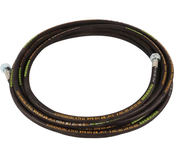 Изображение товара Шланг для АВД ACG 10 м облегченный 2-х оплеточный 2SC d-8 мм (гайка металл 22x1.5 - 22x1.5) 1027152