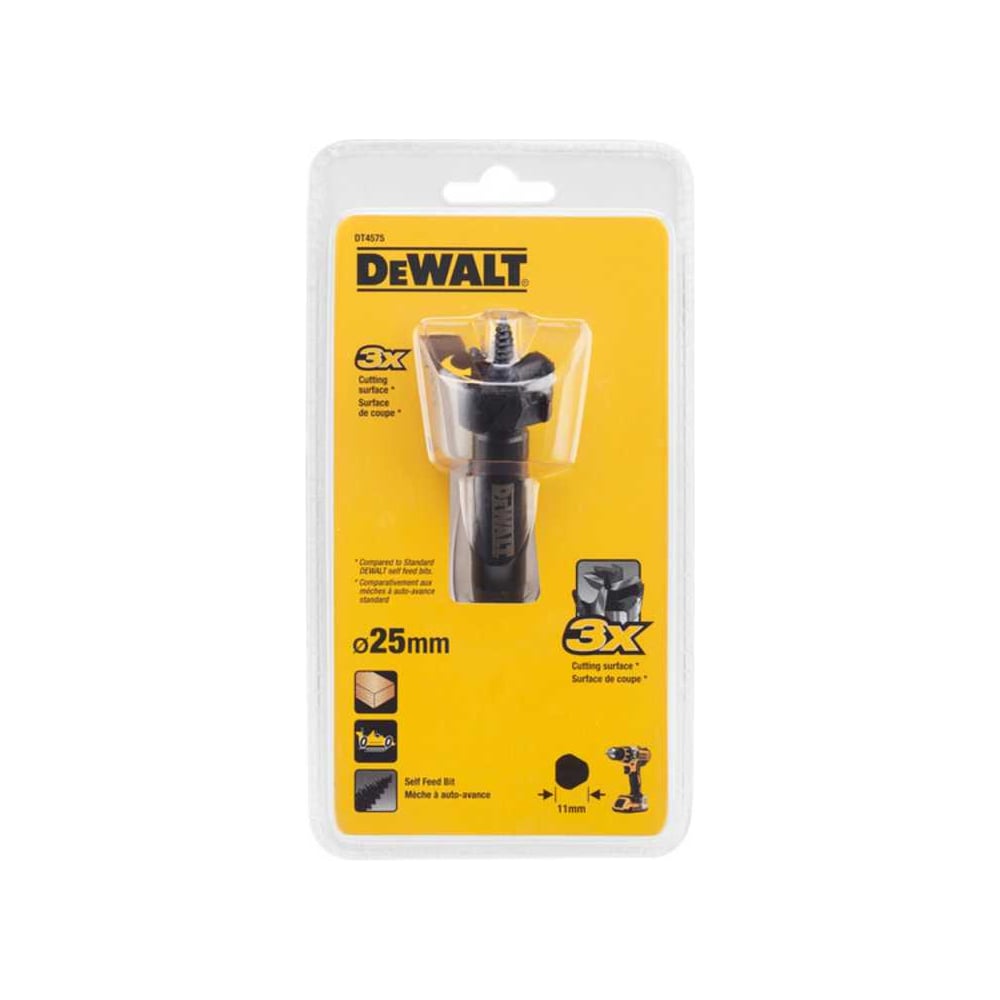 Изображение товара Сверло Форстнера по дереву DEWALT DT4575 25x87x122 мм, 1 шт