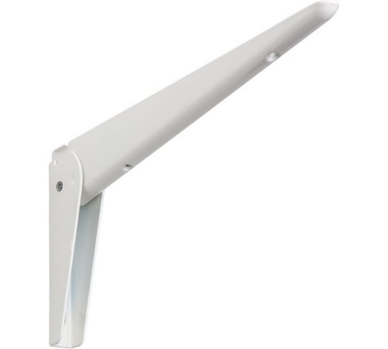 Изображение товара Складной кронштейн ALDEGHI LUIGI SPA 287х135х20 мм, оцинкованный, цвет: белый 2530VB30_P8