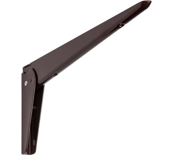 Изображение товара Складной кронштейн ALDEGHI LUIGI SPA 287х135х20 мм, оцинкованный, цвет: коричневый 2530VM30_P8