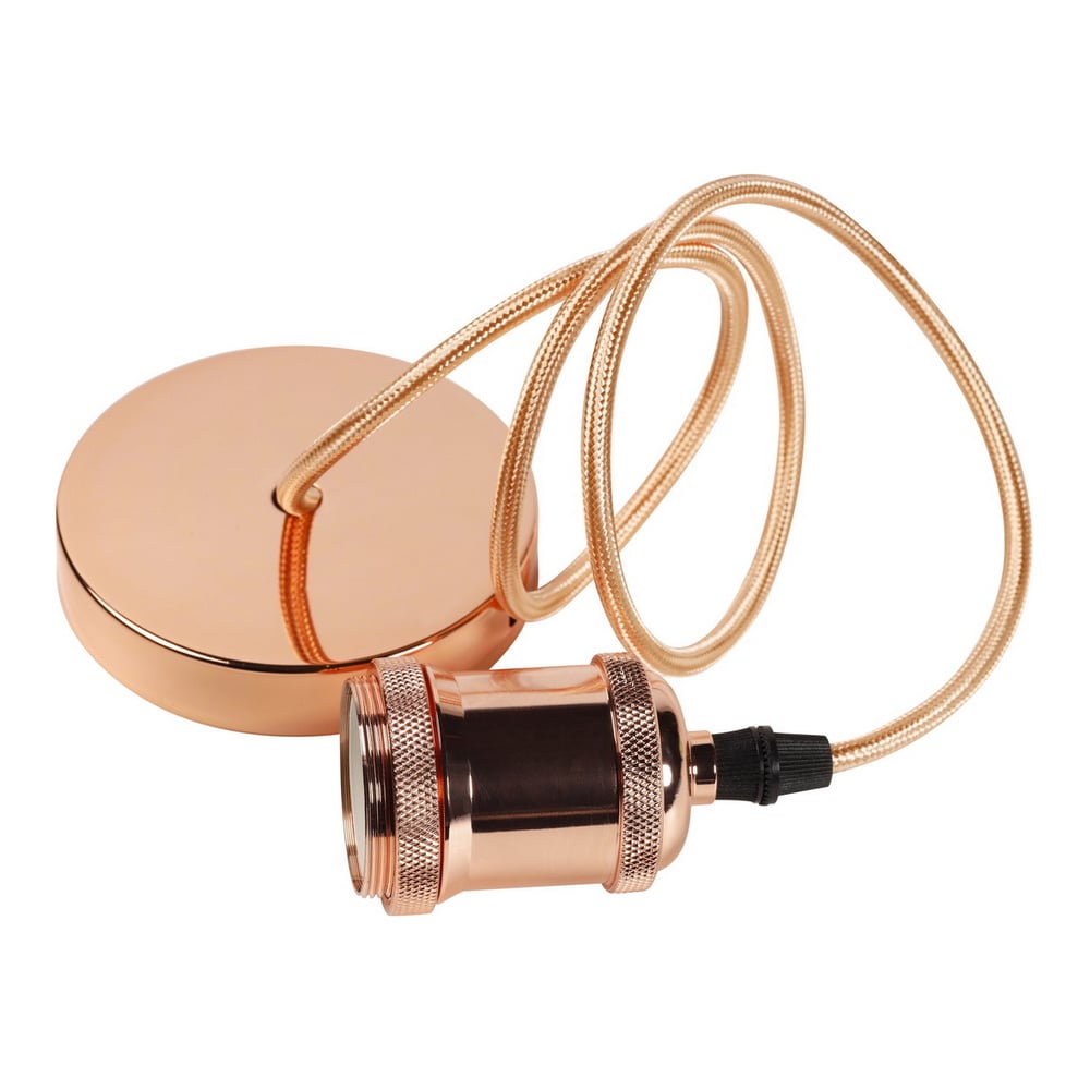 Изображение товара Подвес с патроном SMARTBUY E27 1 м медь для светодиодных и энергосберегающих ламп