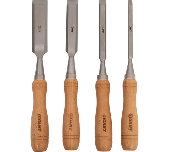 Изображение товара Набор стамесок Gigant 6-24 мм 4 штуки GSC-4