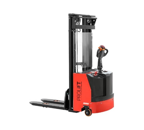 Изображение товара Самоходный электрический штабелер PROLIFT & SDR2036, г/п 2000кг, в/п 3600мм, колеса полиуретан, АКБ 150 Ah li-ion, арт. SDR2036 li-ion SDR2036 M2 Li-ion
