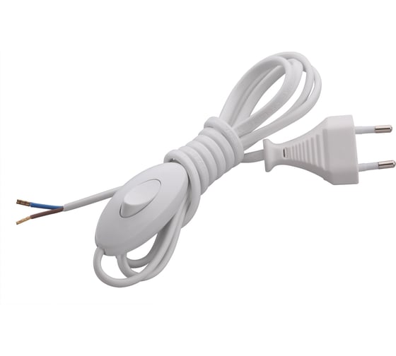 Изображение товара Переключатель бра MAKEL с кабелем, белый 10026