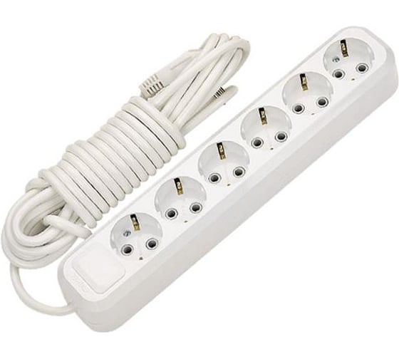 Изображение товара Удлинитель MAKEL 6x5 м, с заземлением MGP184