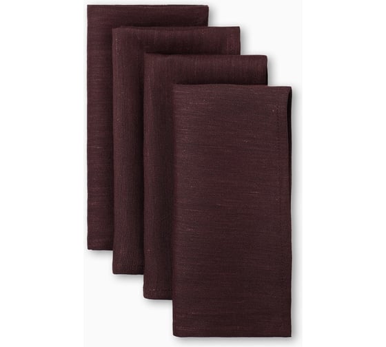 Изображение товара Набор салфеток Этель Lavender 40x40 см - 4 шт, 100% лён 10836238