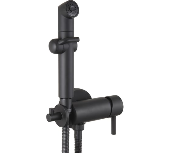 Изображение товара Смеситель с гигиеническим душем Lemark Solo встраиваемый LM7166BL