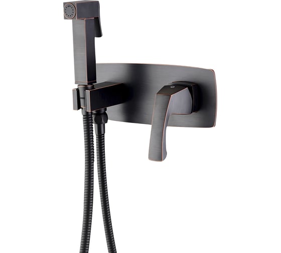 Изображение товара Смеситель с гигиеническим душем Lemark Nubira встраиваемый LM6219ORB