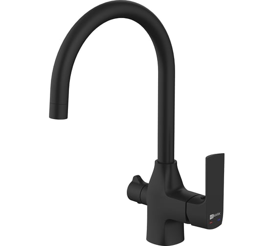 Изображение товара Смеситель для кухни Lemark Ursus с подключением к фильтру с питьевой водой LM7261BL