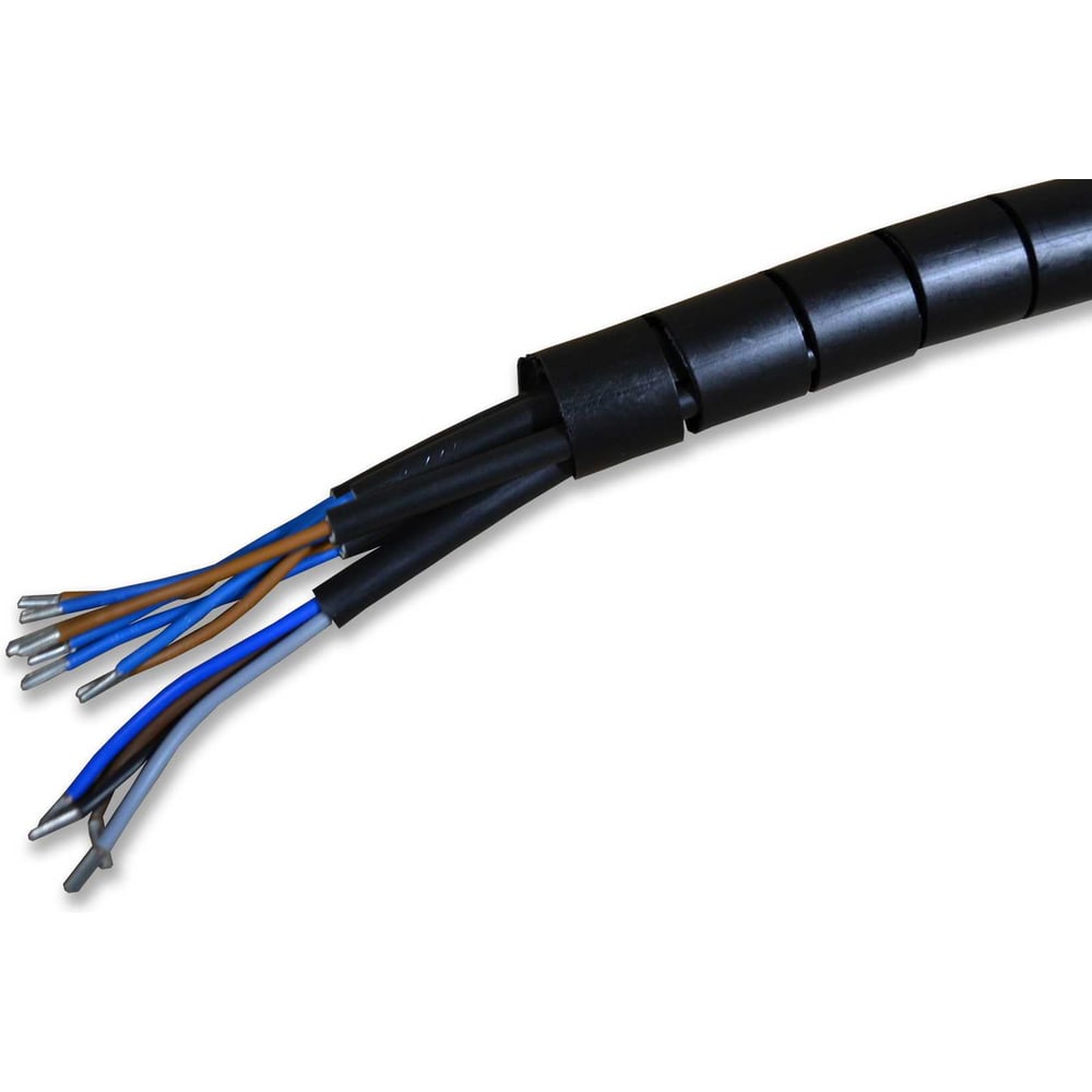 Изображение товара Спиральный защитный рукав PARLMU LXQ 10-1-k5 полиэтилен 5м черный