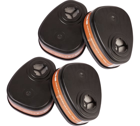 Изображение товара Фильтр для защиты от органических газов и паров класса А2, 4 шт Jeta Safety 6550/4