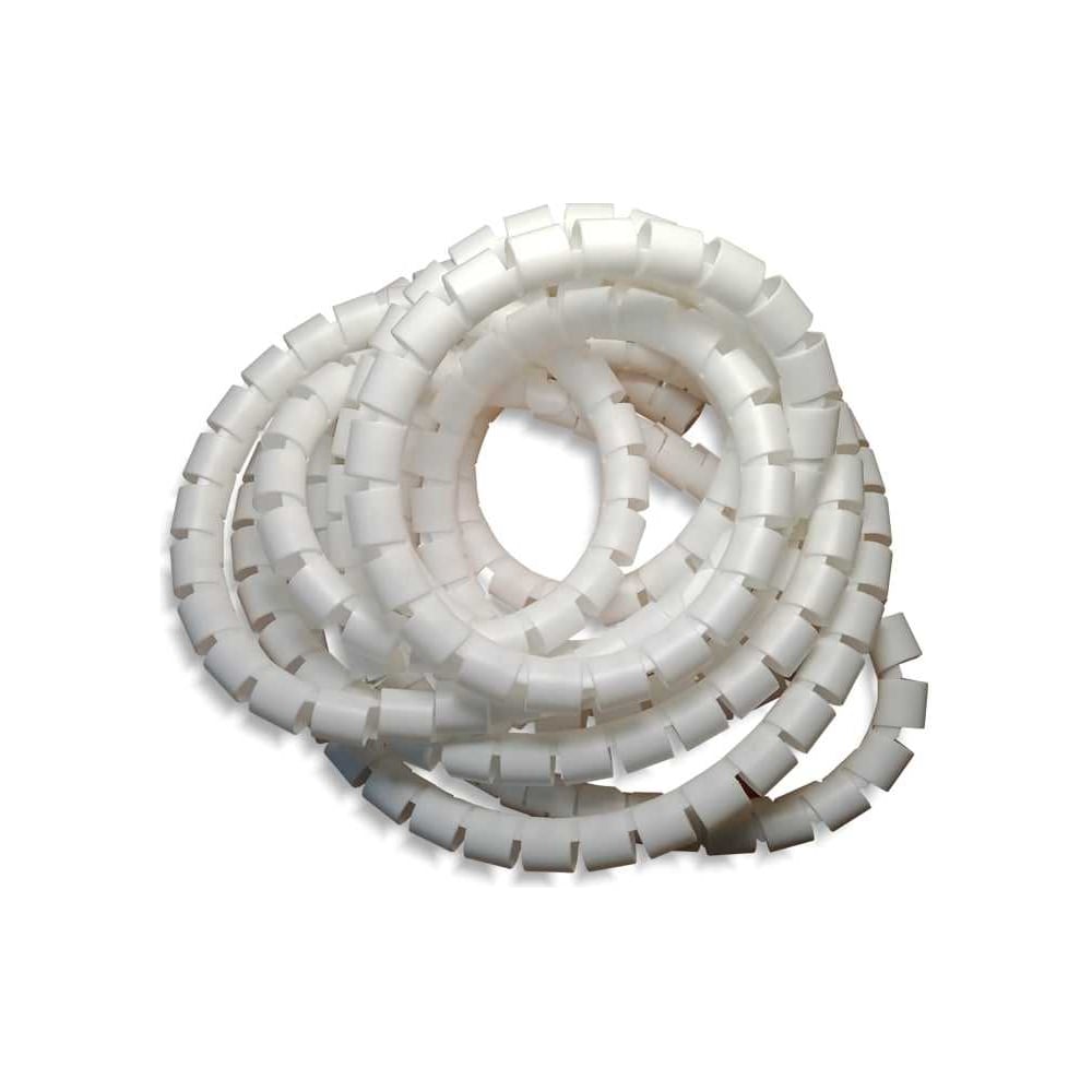 Изображение товара Спиральный полиэтиленовый защитный рукав PARLMU LXQ 22 мм 50 м белый