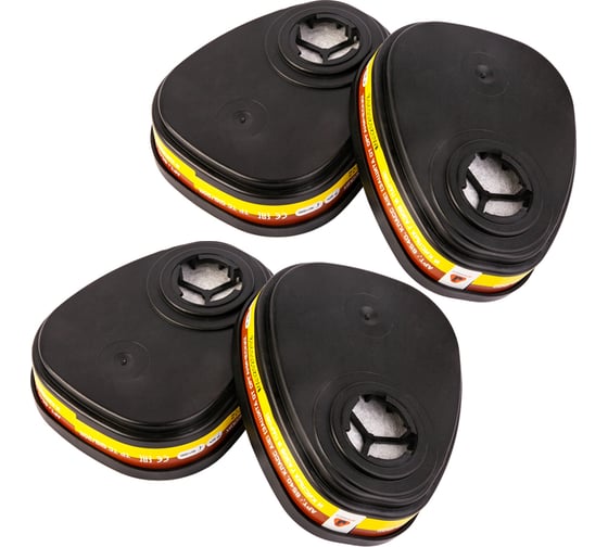 Изображение товара Фильтр для защиты от органических и кислых газов класса A1Е1, 4 шт Jeta Safety 6540/4