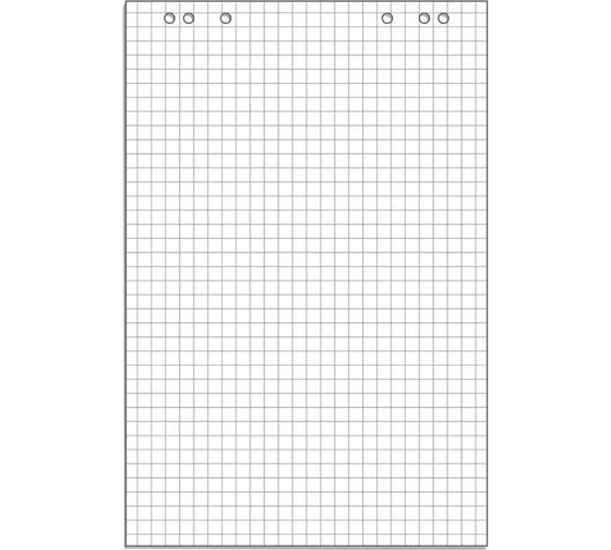 Изображение товара Блок бумаги для флипчартов Attache клетка 67,5х98 10 лист. 80гр., 10шт 445517