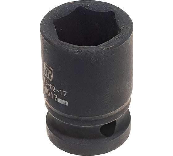 Изображение товара Головка ударная стандартная (17 мм; 1/2"DR) ПНЕВМО-ТРЕЙД PT-IS-02-17