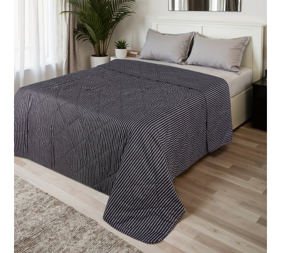 Изображение товара Покрывало LoveLife 1.5 спальное, Striped, 150*210±5 см, новосатин, 100% п/э 10290759