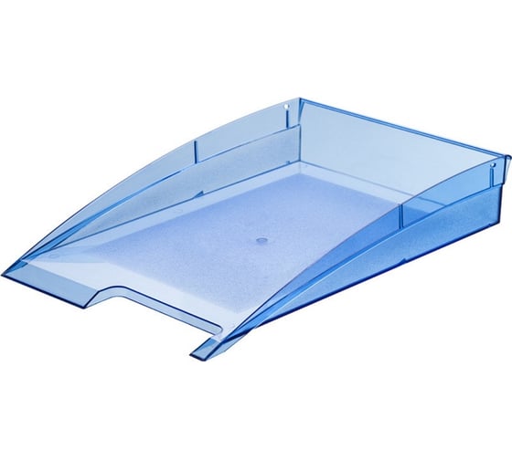 Изображение товара Прозрачный лоток для бумаг Attache City синий 479429