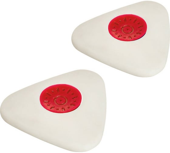 Изображение товара Треугольный ластик Attache с пластиковым держателем, 2 шт в упаковке 563890 919747