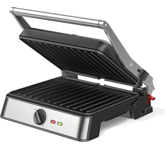 Изображение товара Электрический гриль BQ GR3007 Чёрный-Стальной 86204538