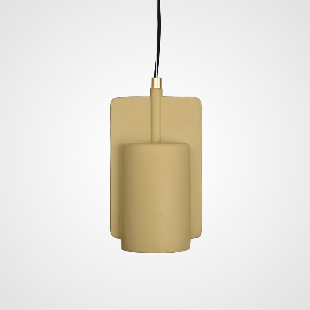 Изображение товара Подвесной бетонный светильник IMPERIUMLOFT SKOVL B бежевый современный интерьер