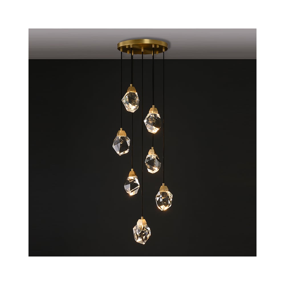 Изображение товара Подвесной светильник IMPERIUMLOFT CRISTEL ONE D40 с хрусталем 35 Вт