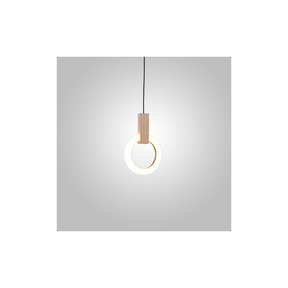 Изображение товара Подвесной светильник IMPERIUMLOFT HALO D20 Wood 123403-22 с деревянным арматурой