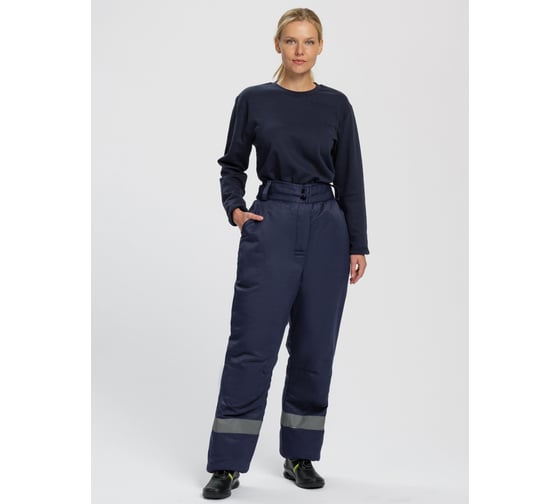 Изображение товара Женские зимние брюки Факел Кнейд СОП (ткань смесовая, 210), т.синий 87468970.014