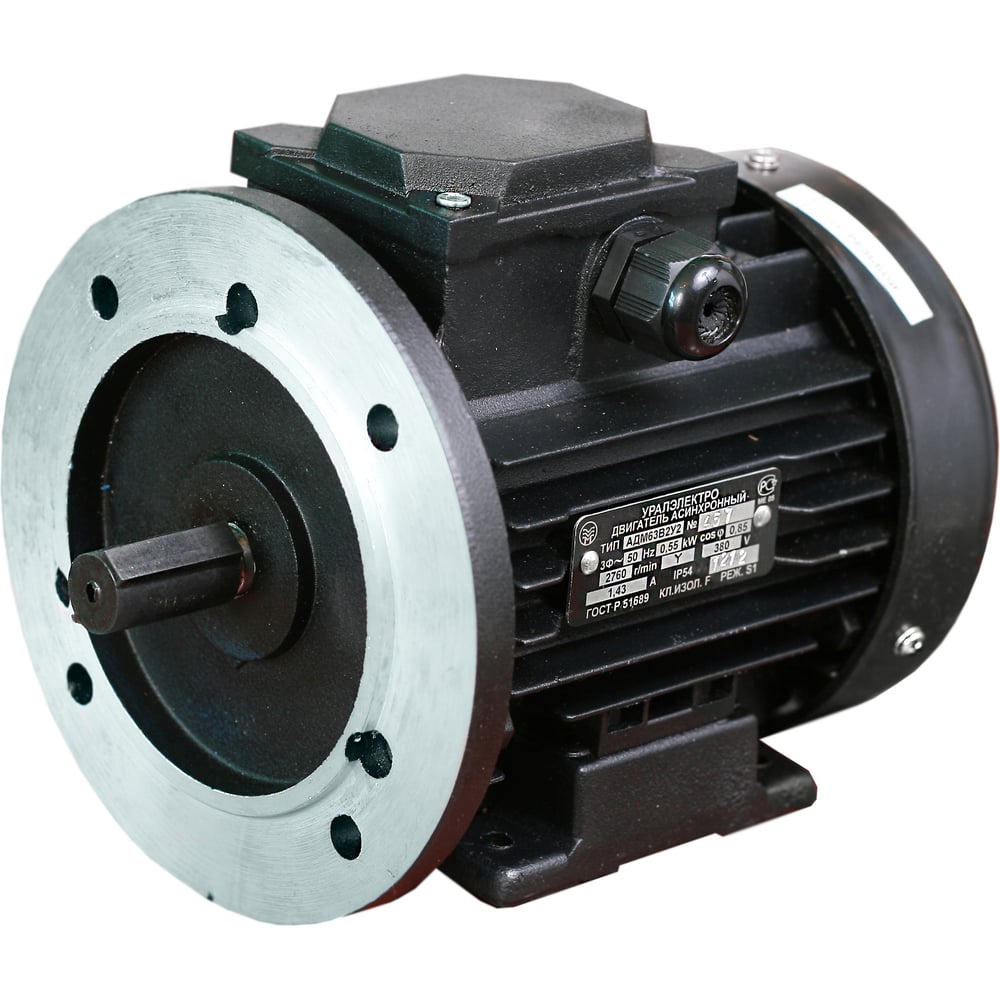 Изображение товара Электродвигатель АО МЭЗ УралЭлектро АДМ90L4-У2-220/380-50IM2081-Р.К.В.К31Е АДМ90Л4 2081