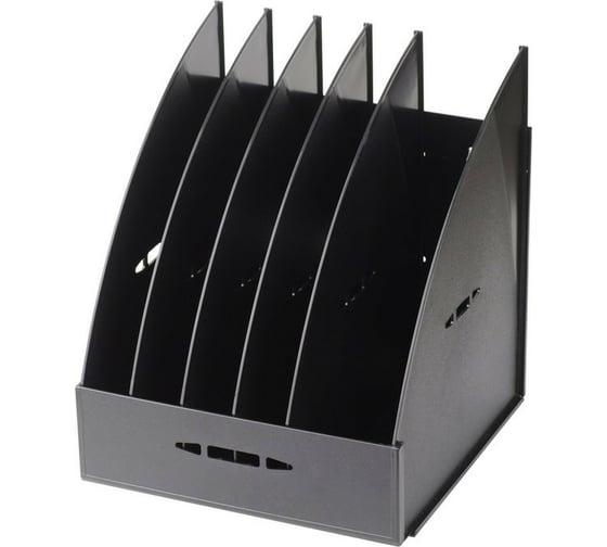 Изображение товара Лоток для бумаг Attache 5 отделений сборный, черный 16С192 683959