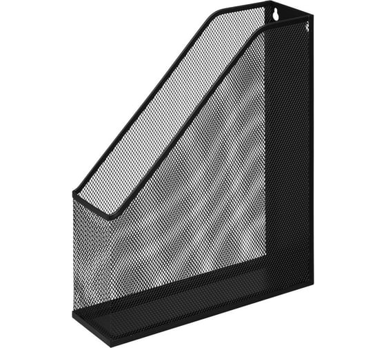 Изображение товара Вертикальный накопитель для бумаг Attache металл, сетка, ширина 72 мм, чёрный 688769