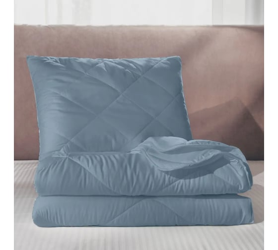 Изображение товара Комплект одеяло и подушка Guten Morgen Деним 140x205 см, 50x70 см КПО-Ден-140-50