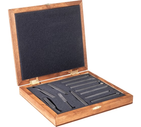 Изображение товара Набор токарных резцов AURA TOOLS 10х10 ВК8 12 шт. 30001010