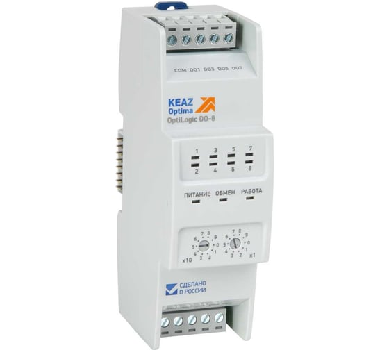 Изображение товара Модуль дискретного вывода КЭАЗ OptiLogic L-DO-8 288019