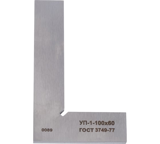 Изображение товара Угольник Буревестник УП-1-100 100х60 ГОСТ 3749-77 157