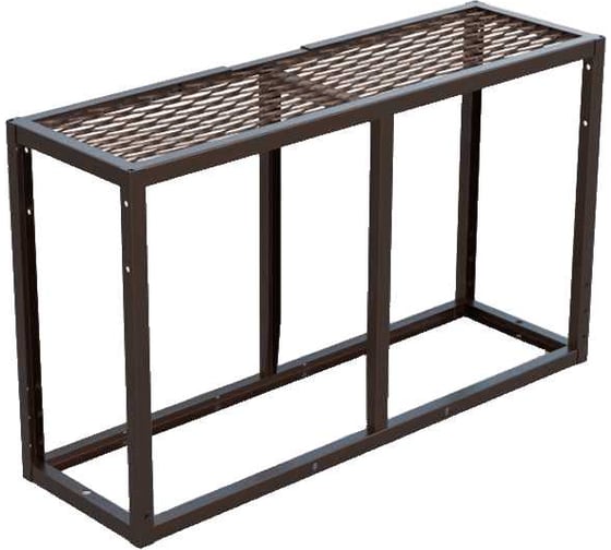 Изображение товара Крыльцо к дому АрсеналЪ третья ступень Универсал с ПВЛ шоколад 300 мм. (уличная лестница, приступок) серия ARSENAL AVANT мод. . AR18W7158H9-06