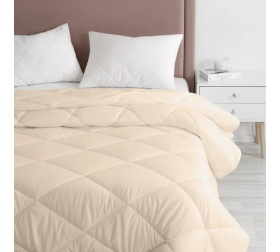 Изображение товара Теплое одеяло Guten Morgen шерсть верблюжья, микрофибра, Вулсофт, 140x205 см ОВст-140-205