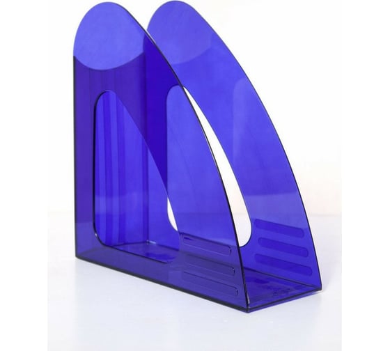 Изображение товара Вертикальный прозрачный накопитель Attache 90 мм, синий 731884