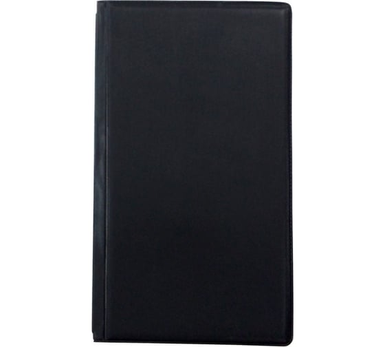 Изображение товара Трехсекционная настольная визитница 20 шт в упаковке Attache Economy на 72 визитки ПВХ черный 937497