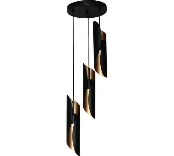 Изображение товара Светильник ЭЛЕТЕХ Маэстро 2 233 черный золото НСБ 01-3х60-157 Е27 ИУ 1005404628