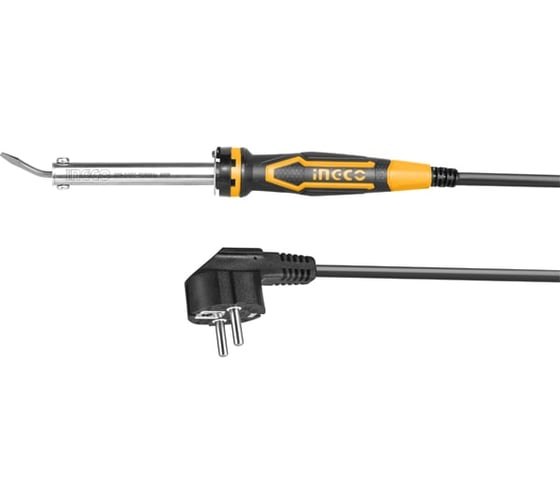 Изображение товара Электрический паяльник INGCO изогнутое, плоское 60Вт INDUSTRIAL SI0368
