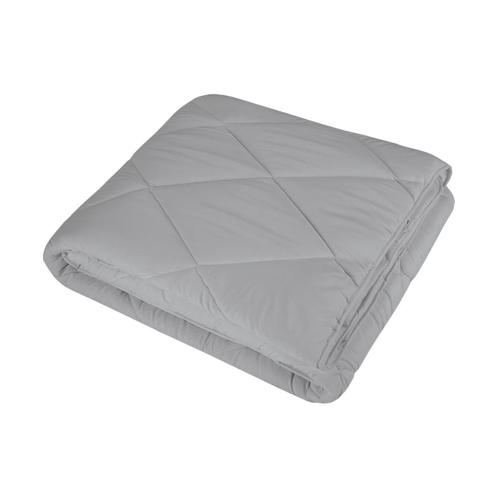 Изображение товара Теплое одеяло Guten Morgen холлофайбер, микрофибра, Softt, серый, 140x205 см ОТСфт-Сер-140-205