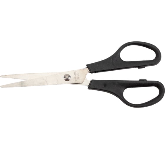 Изображение товара Тупоконечные ножницы Attache Economy 160 мм, с пластиковыми эллиптическими ручками, цвет черный 406618