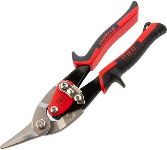 Изображение товара Ножницы по металлу Matrix 250 мм, левый рез, сталь CRMO, двухкомпонентные рукоятки, PRO 78326